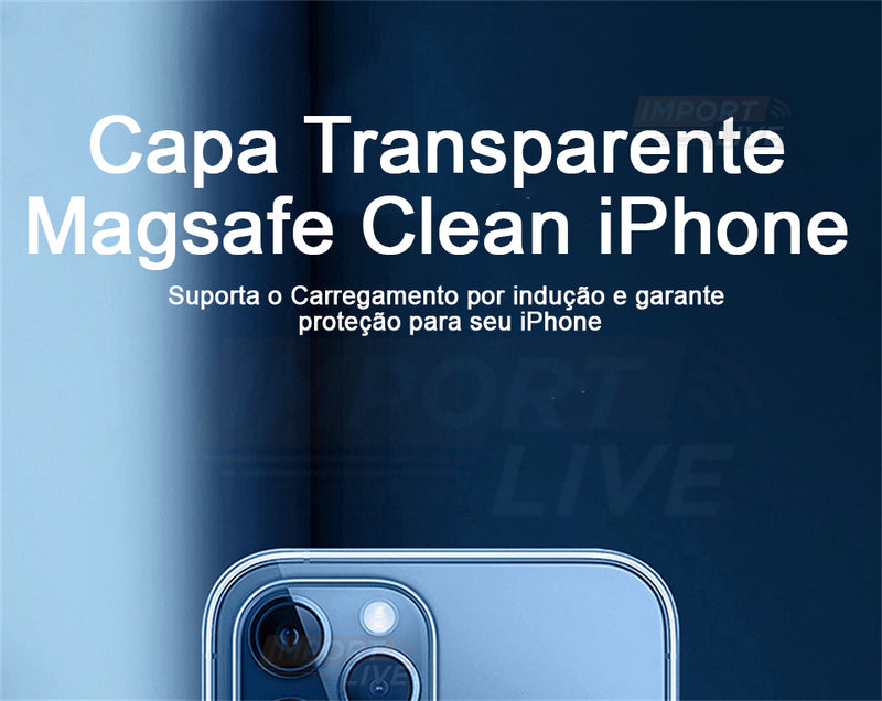 Capa Transparente Magsafe Clean iPhone