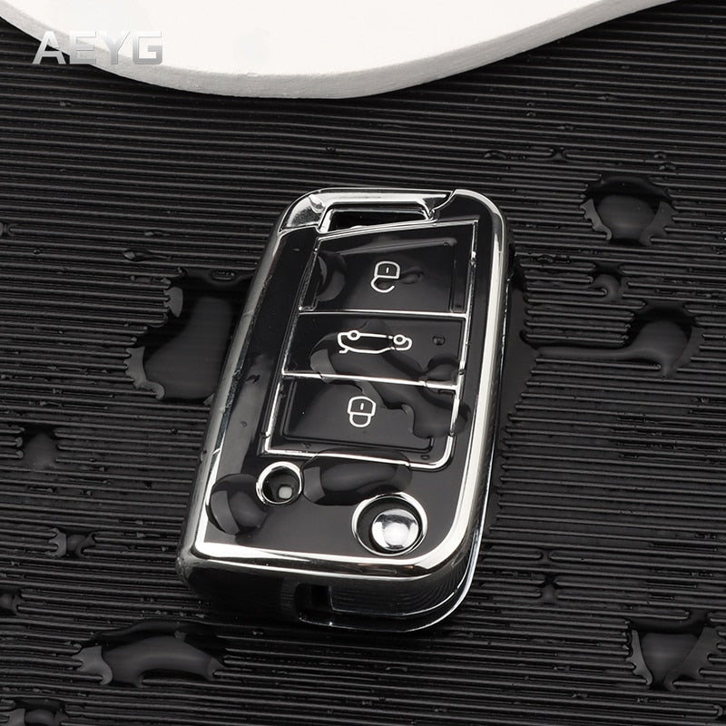 Case Full Protection Luxury para chave de carro Volkswagen.