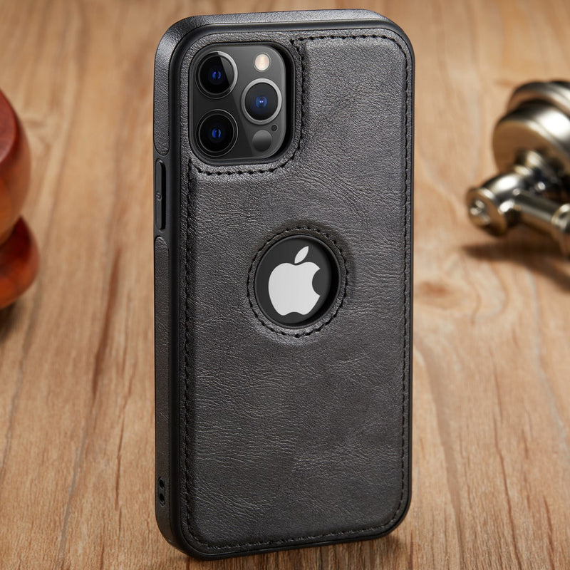 Case Couro Slim Luxo - Para iPhone 16