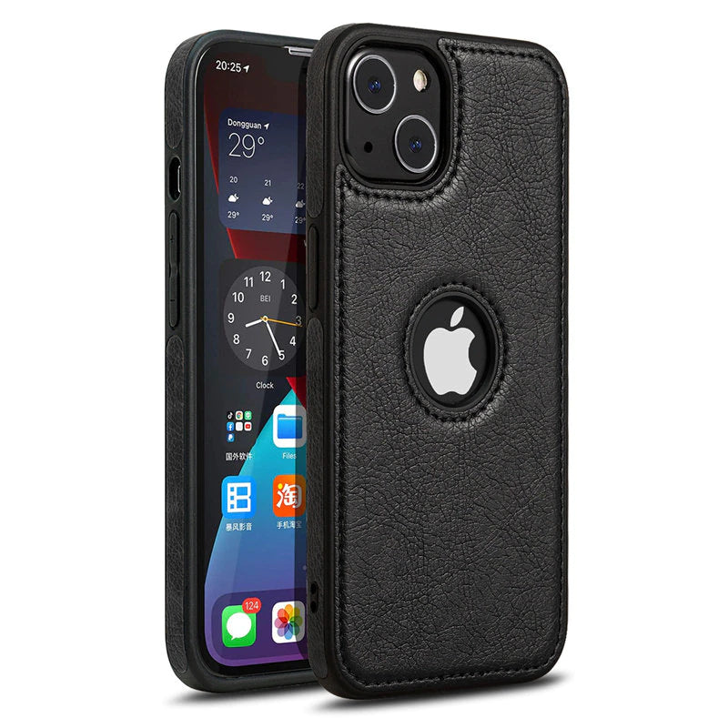 Case Couro Slim Luxo - Para iPhone 16