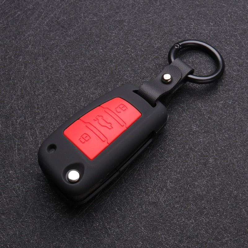 Capa de Silicone Carbon Premium para chave Audi
