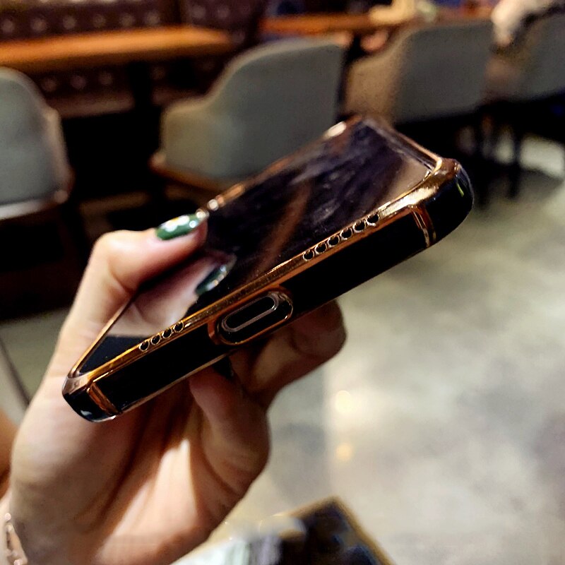 Case Marmore Retro Luxo - Para iPhone