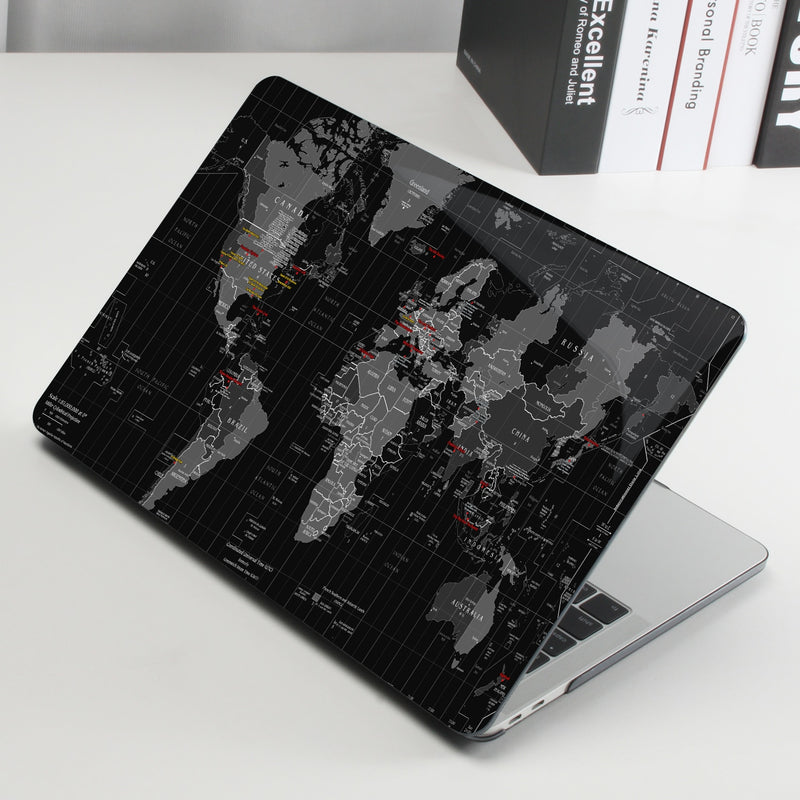 Case Mapa Mundial para Macbook