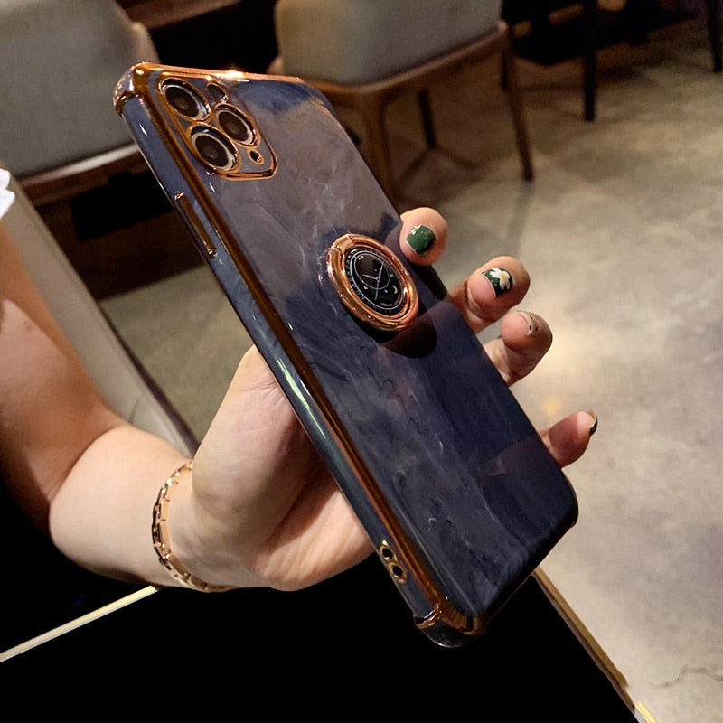 Case Marmore Retro Luxo - Para iPhone