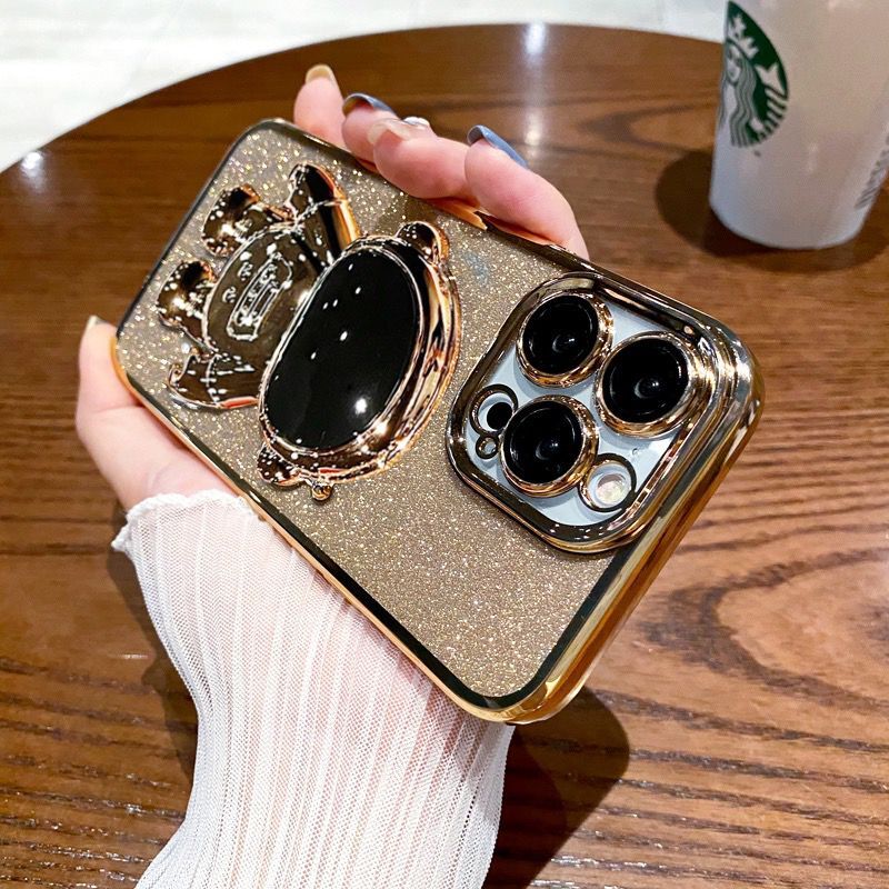 Case Astronauta Glitter iPhone