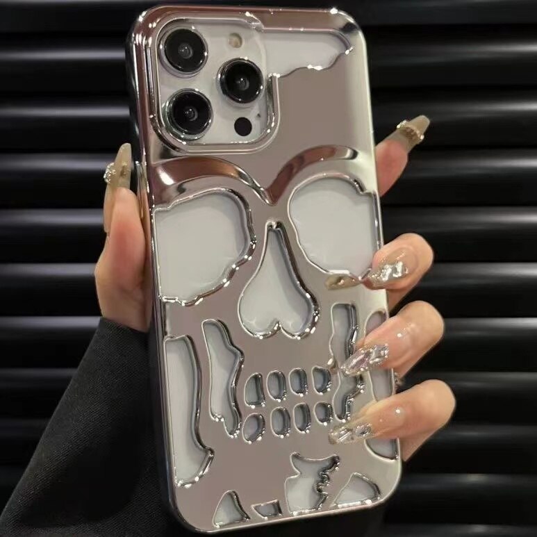 Case Caveira Espelhada iPhone