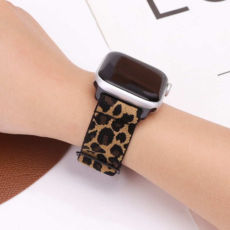 Pulseira Nylon Texturizada Luxo Apple Watch