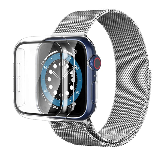 Case Metal Blindex c/ Pulseira Apple Watch