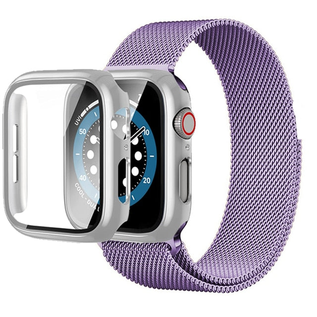 Case Metal Blindex c/ Pulseira Apple Watch