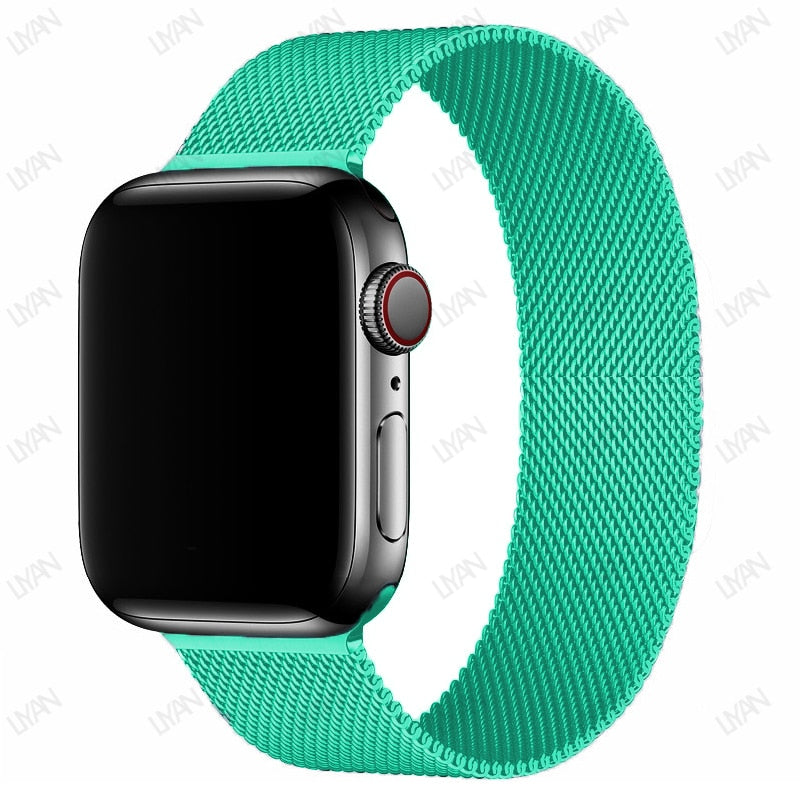 Pulseira Metal Magnética Colors Luxury Apple Watch