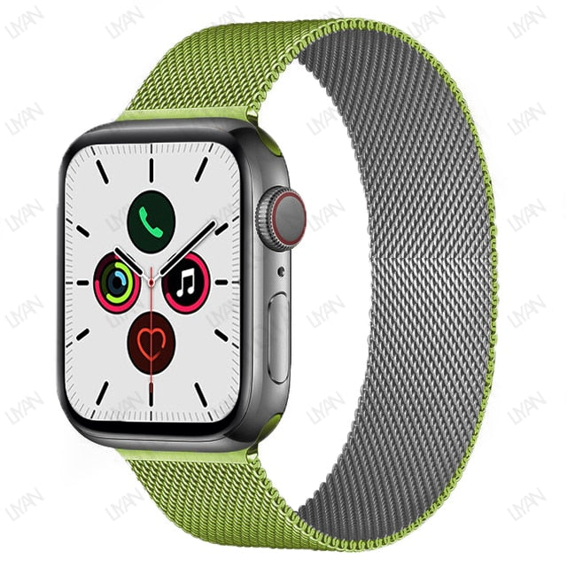 Pulseira Metal Magnética Colors Luxury Apple Watch