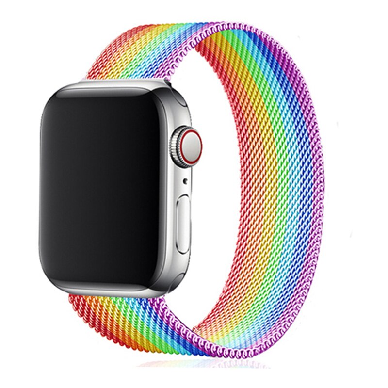 Pulseira Metal Magnética Colors Luxury Apple Watch