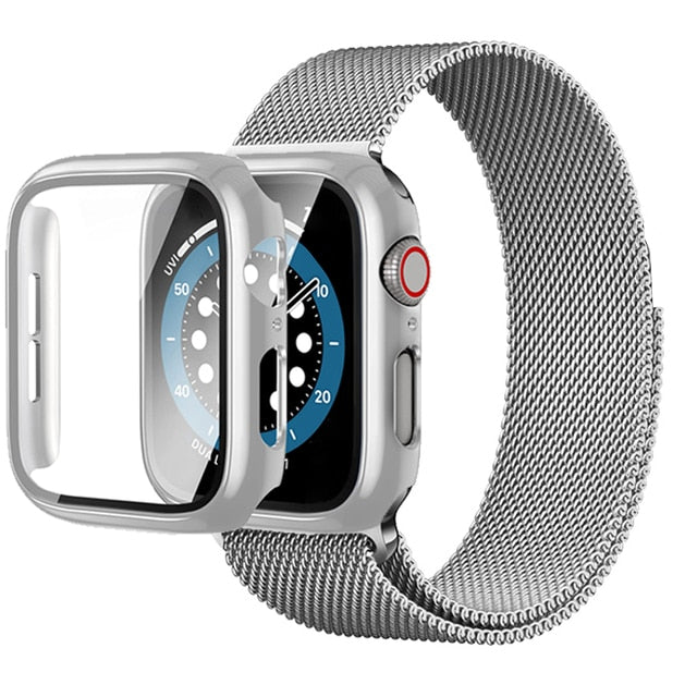 Case Metal Blindex c/ Pulseira Apple Watch