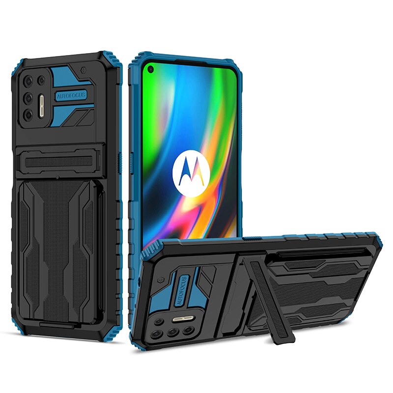 Case Anti Choque Luxo c/ Espaço para Cartão - Para Motorola