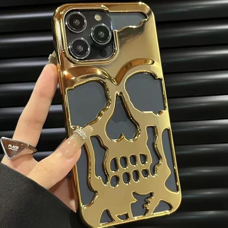 Case Caveira Espelhada iPhone