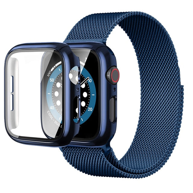 Case Metal Blindex c/ Pulseira Apple Watch