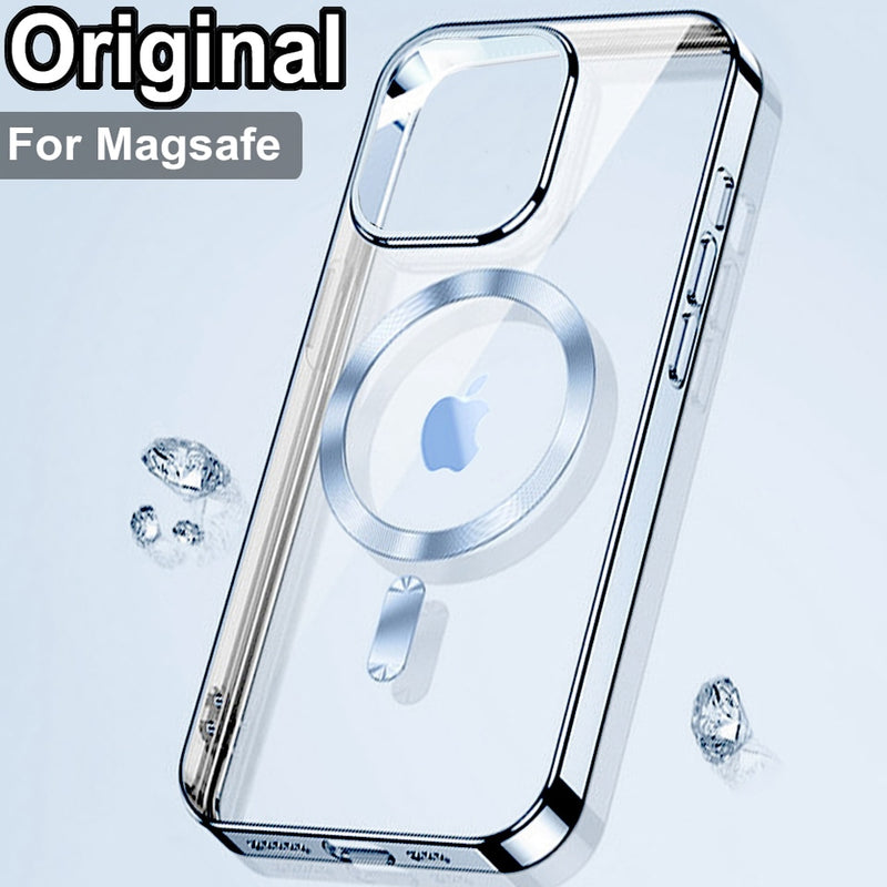 Capa Transparente Magsafe Clean iPhone