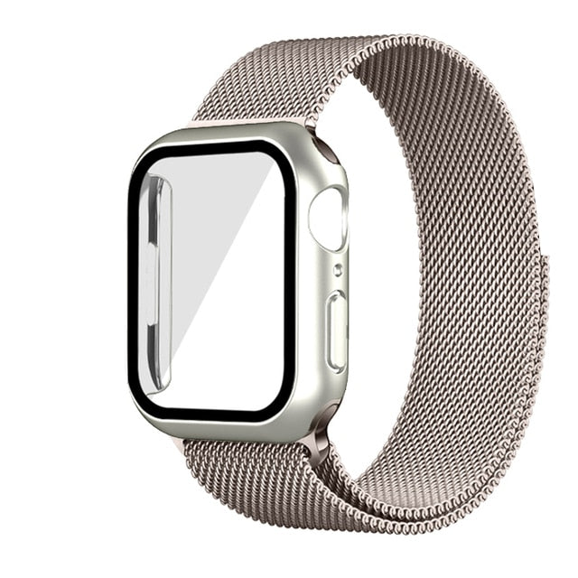 Case Metal Blindex c/ Pulseira Apple Watch