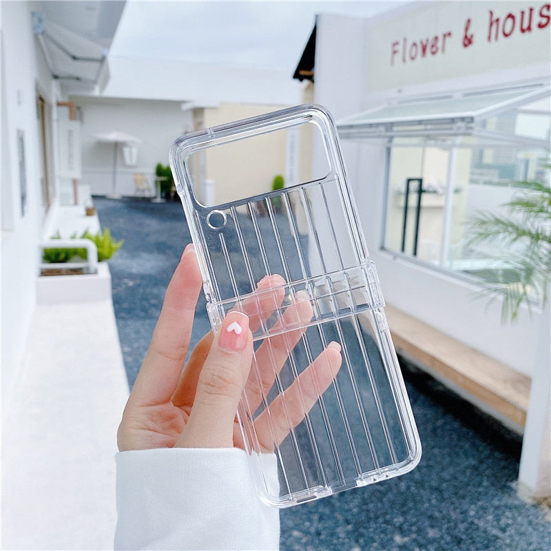 Case Transparente Detalhes Samsung Z Flip