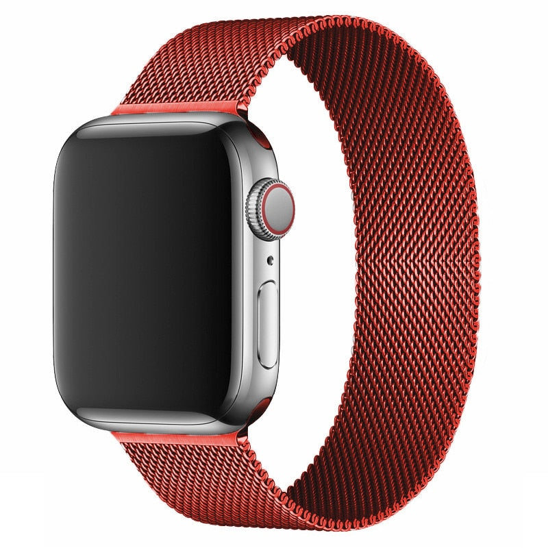 Pulseira Metal Magnética Colors Luxury Apple Watch