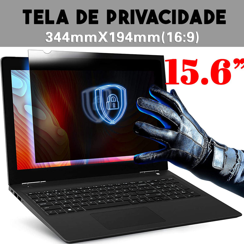 Pelicula Protetora com Filtro de Privacidade - Para Laptop 13 Polegadas