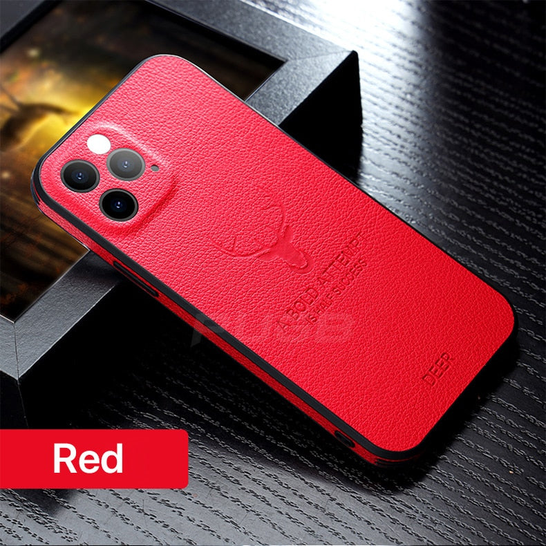 Case Couro Frame Luxury iPhone