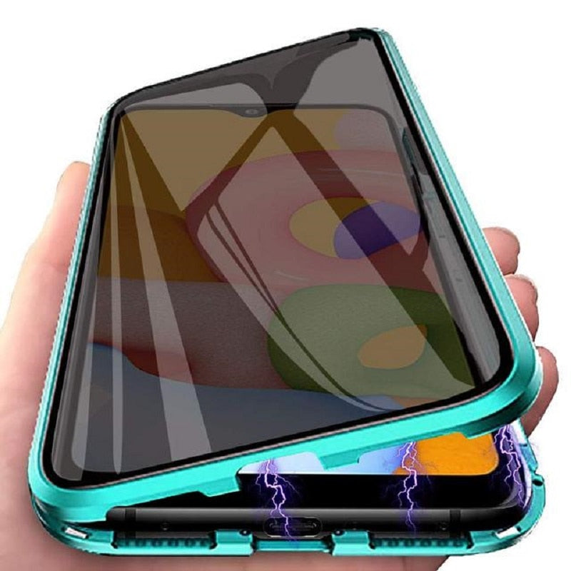Case Magnética Blindada Samsung Linha S25 - Com Tela de Privacidade