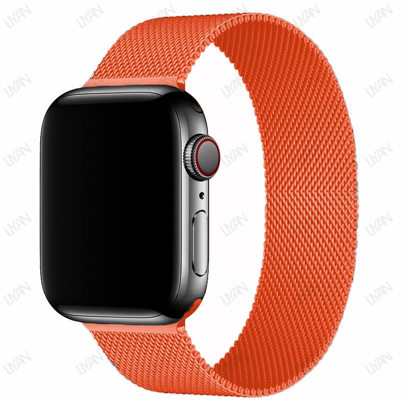 Pulseira Metal Magnética Colors Luxury Apple Watch