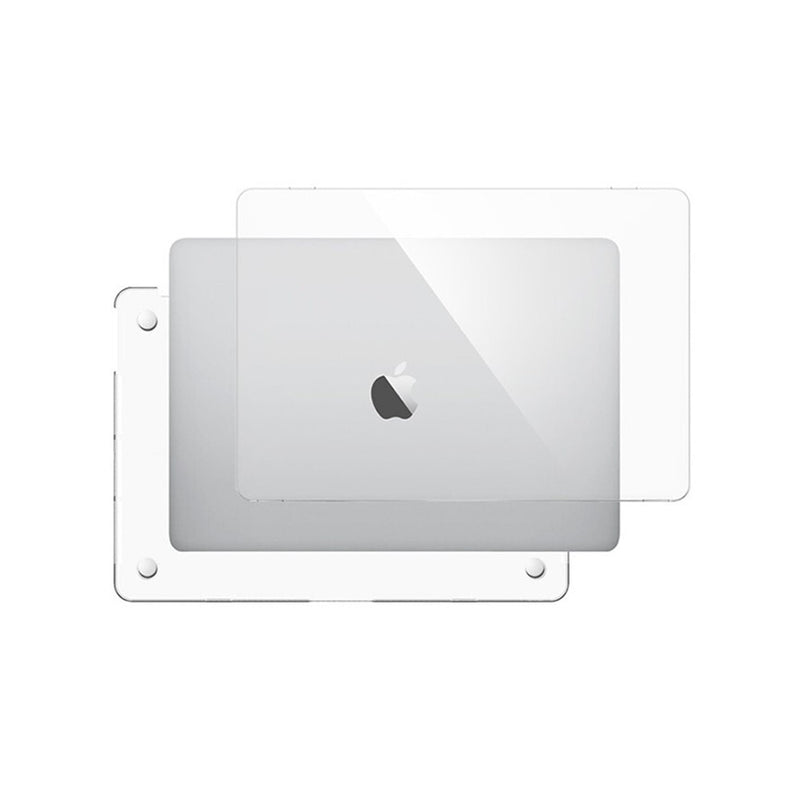 Kit 3 em 1 Case Transparente Crystal Clear Blindada - Para Macbook