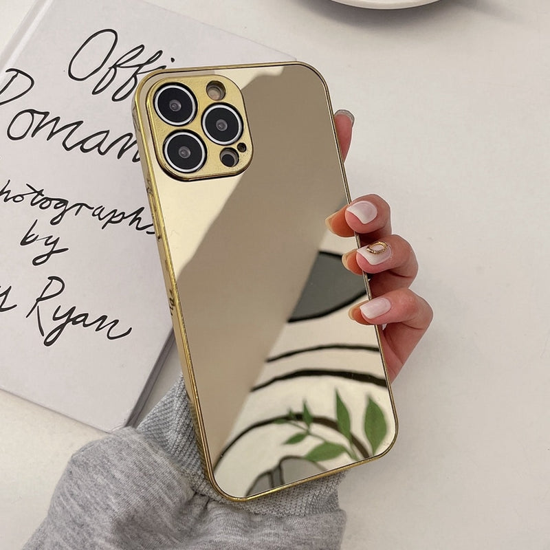 Case Espelhada Gold iPhone