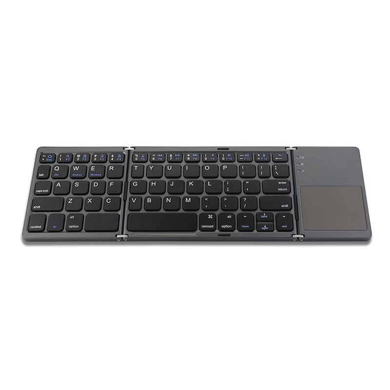 Mini Teclado Dobrável Wireless c/ Touchpad