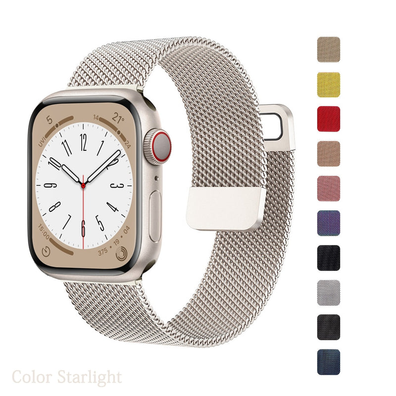 Pulseira Metal Magnética Luxo Apple Watch