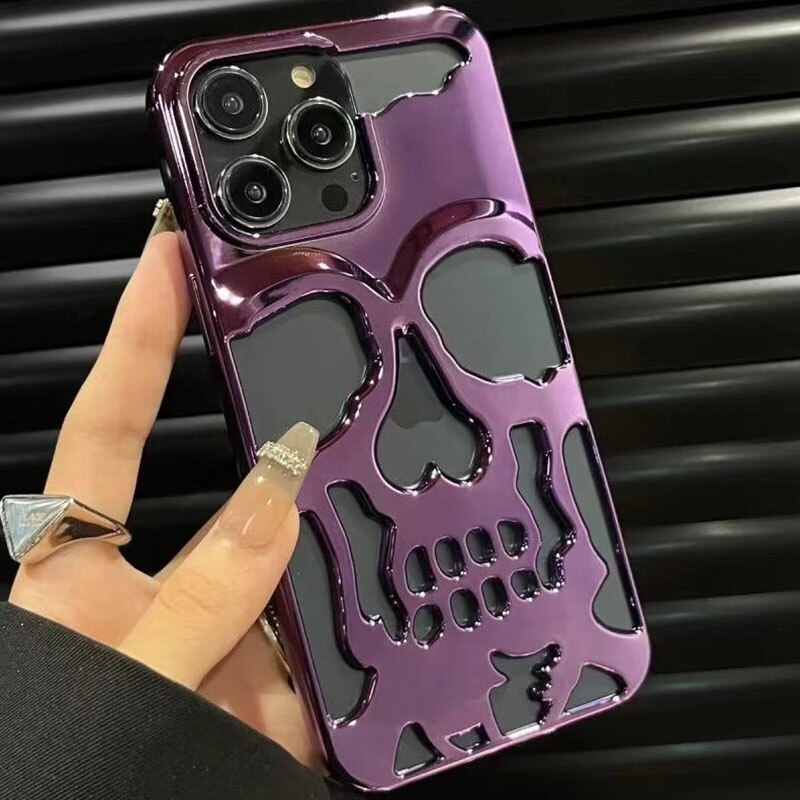 Case Caveira Espelhada iPhone