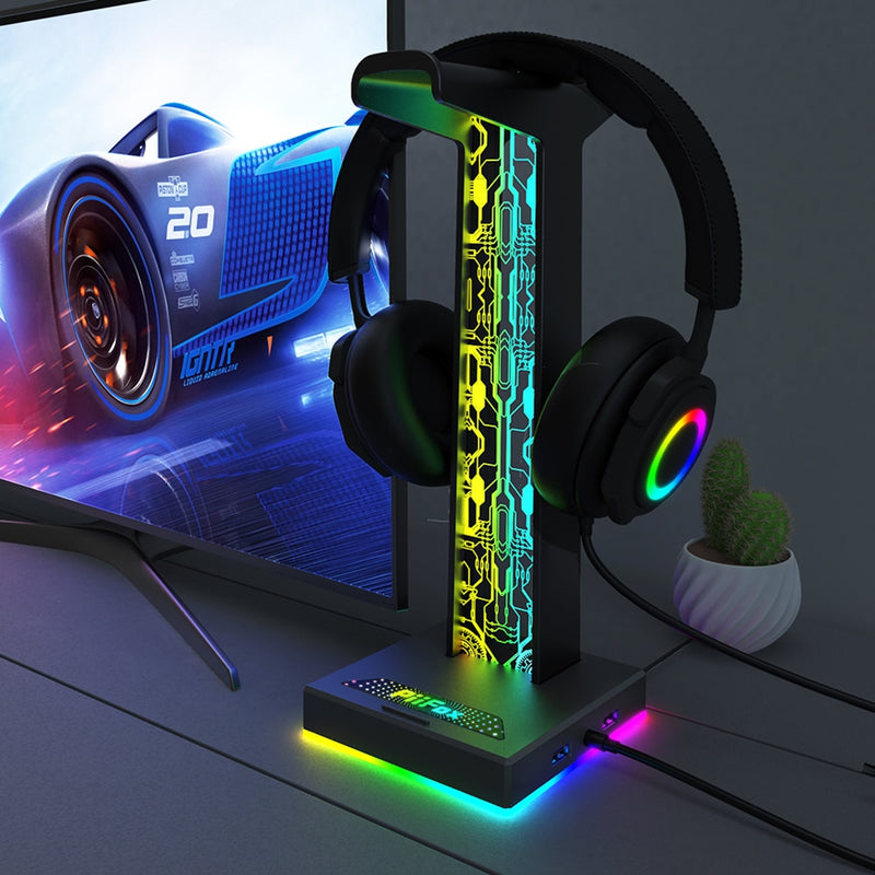Suporte RGB Gaming para Headset