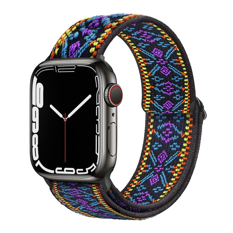 Pulseira Nylon Texturizada Luxo Apple Watch