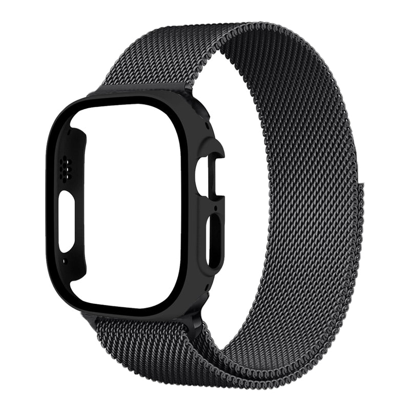 Case Metal Blindex c/ Pulseira Apple Watch