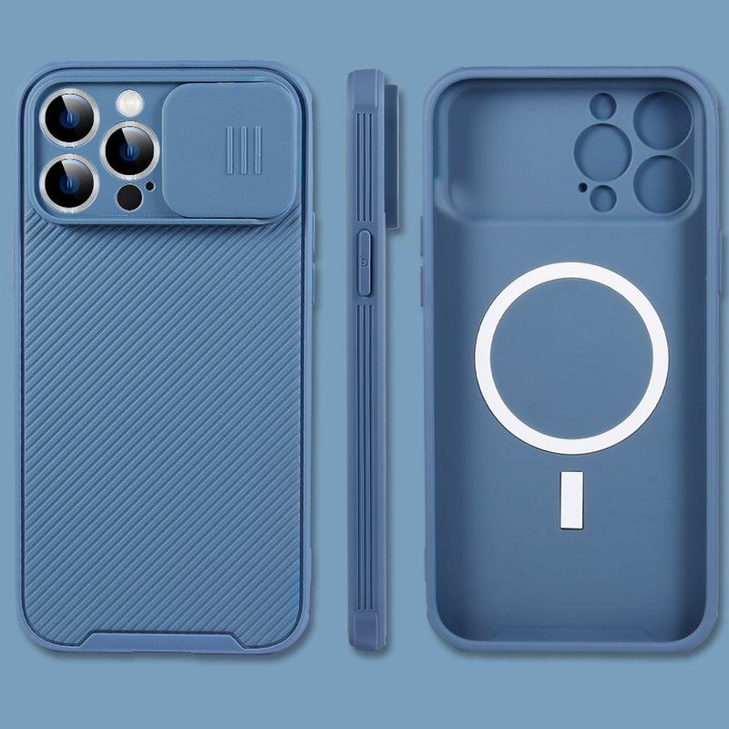 Case Shield Magnética com Protetor de Câmera iPhone