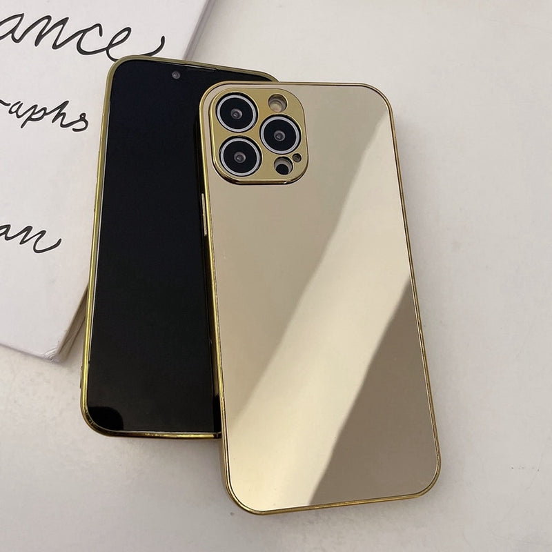Case Espelhada Gold iPhone