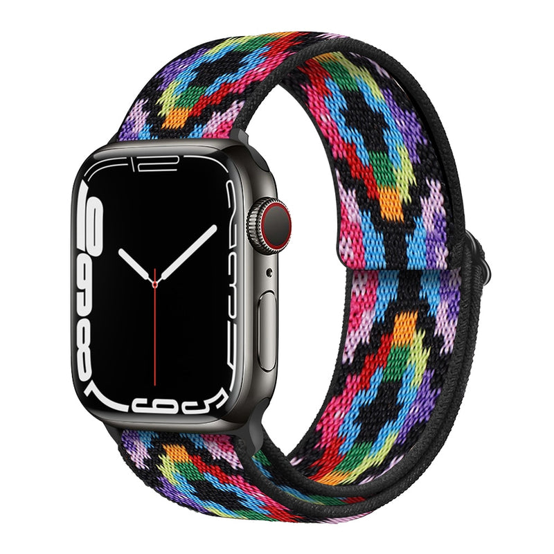 Pulseira Nylon Texturizada Luxo Apple Watch