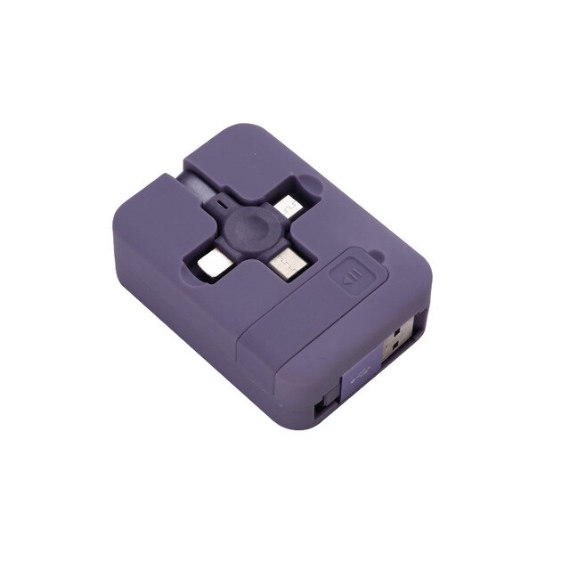 Cabo Carregador 3 em 1 c/ Suporte - iOS e Android | SmartCharger Turbo