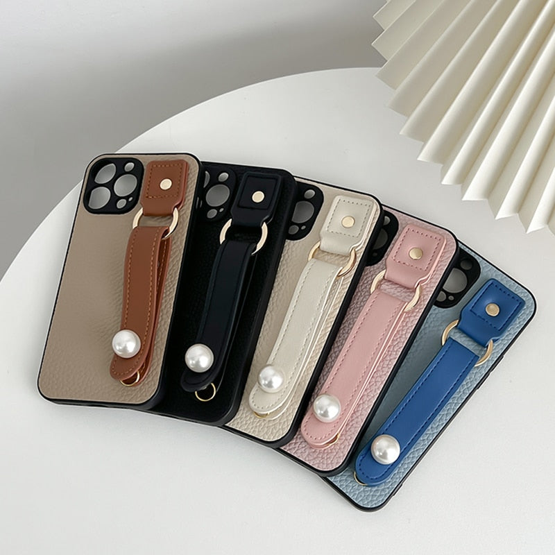 Case Couro Crossbody Luxo iPhone