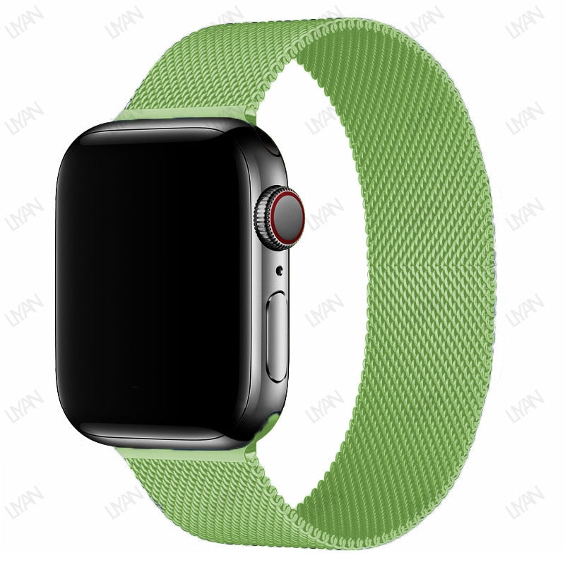 Pulseira Metal Magnética Colors Luxury Apple Watch