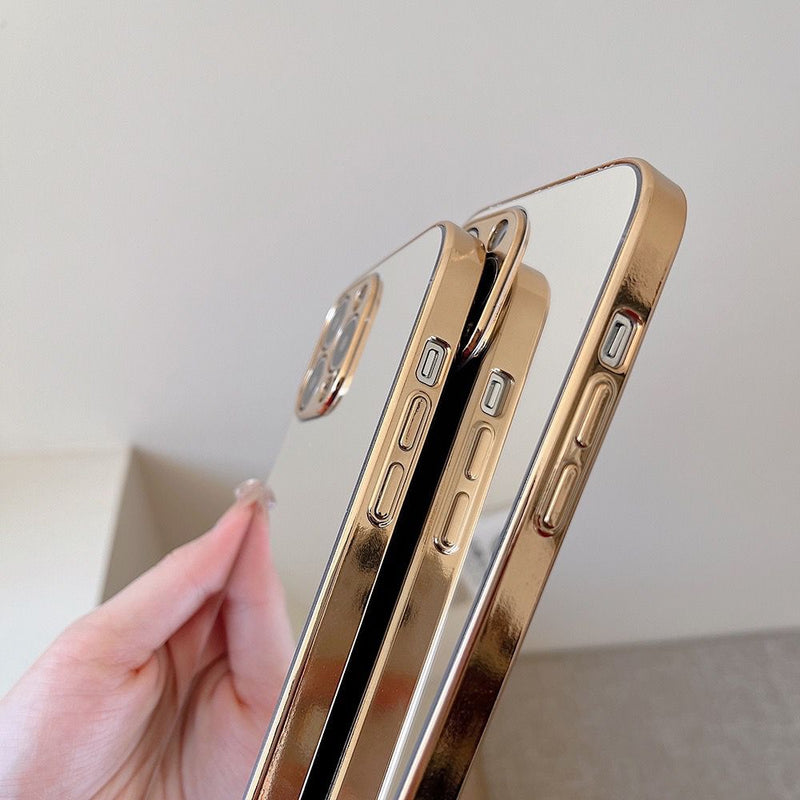 Case Espelhada Gold iPhone