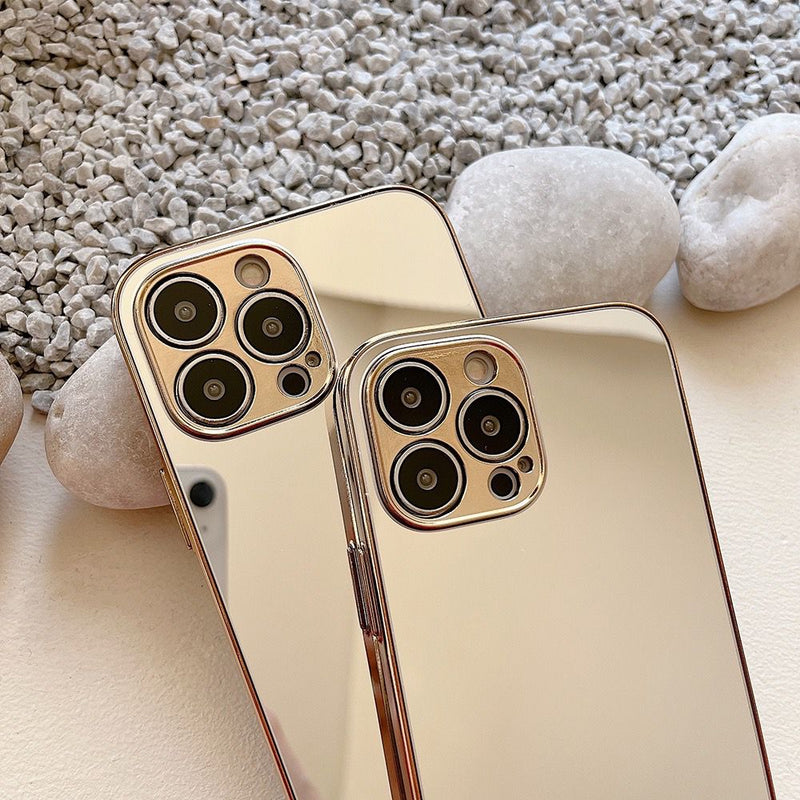 Case Espelhada Gold iPhone