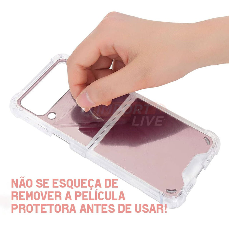 Case Espelhada Para Samsung Z Flip